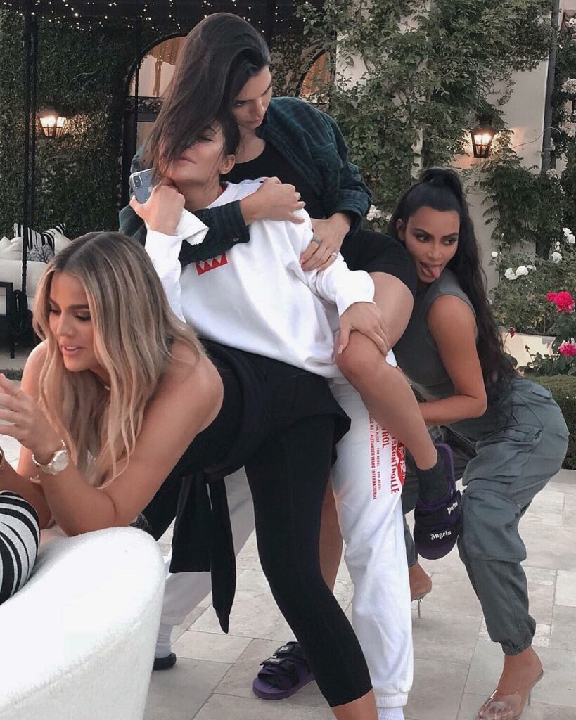 Sisters about to turn up tonight for Ky’s birthday!!!! *Don’t worry Kourtney inc...