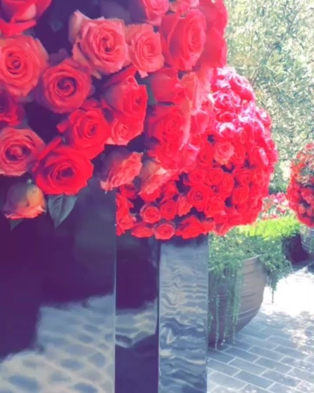 woke up to a little fairytale  thank you baby @travisscott...