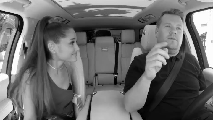 seeee u tonight #arianacarpool @latelateshow...