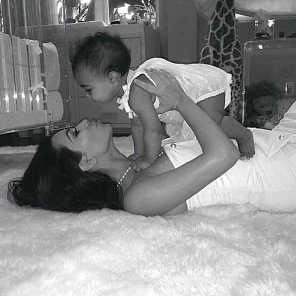 My baby North, you were so small here! You will always be my baby...