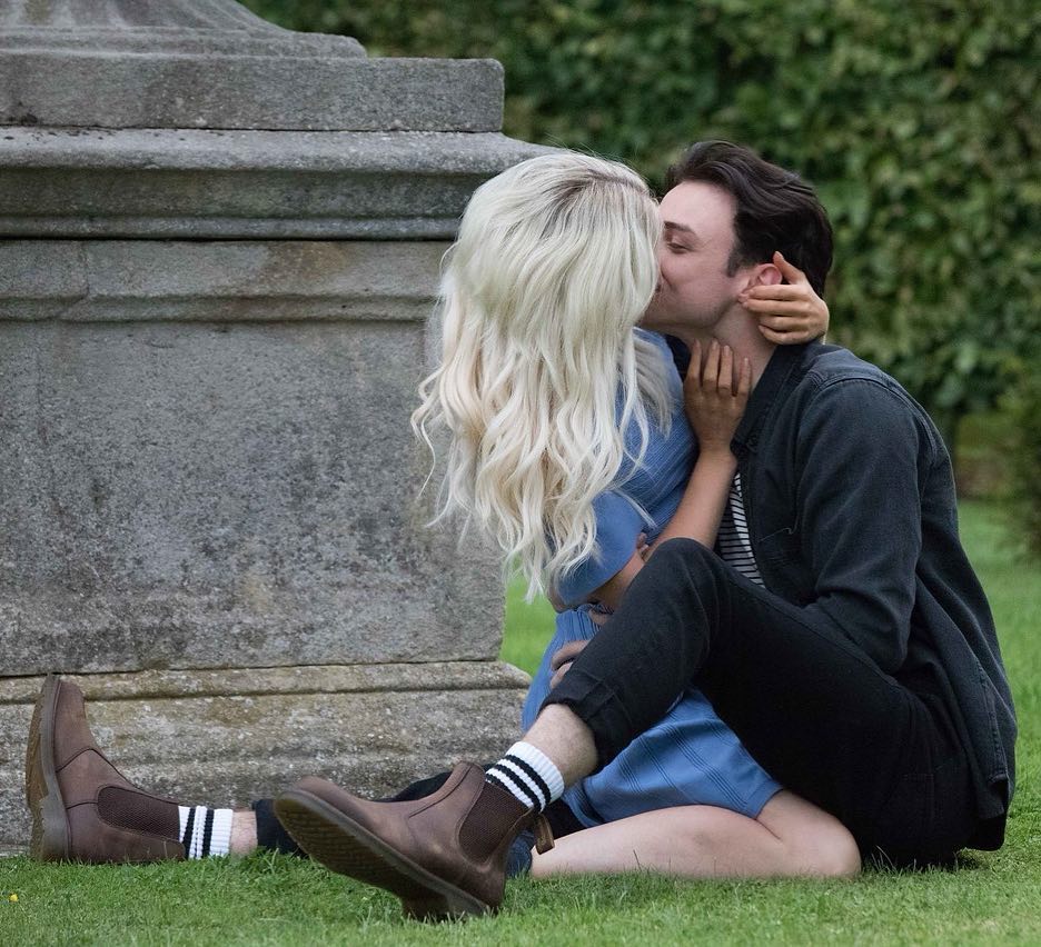 couple ghosts in a graveyard (it’s a garden y’all calm down no bodies here)...