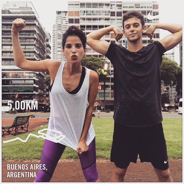 Es domingo pero eso no nos detuvo! Con @ruggeropasquarelli salimos a correr por ...