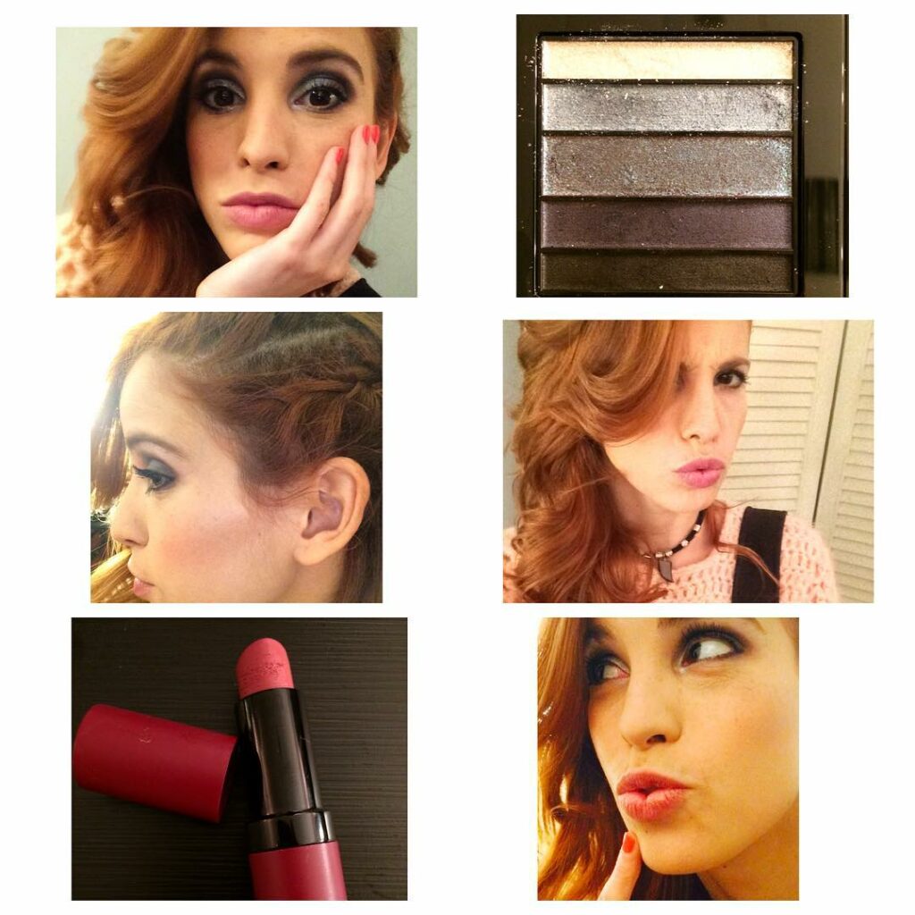 Buen día amigos!!!! Este es mi look de hoy para #Violettalive Make up en tonos a...