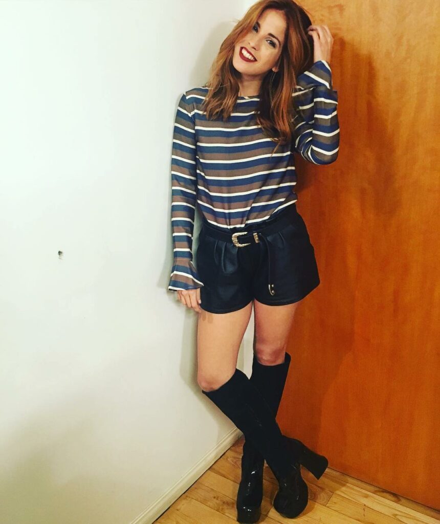Ya estoy lista para el programa de hoy by  @paulacahendanversoficial  @miuxshoes...