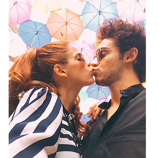El y yo... Amor del bueno, amor verdadero @ruggeropasquarelli para siempre ! ...