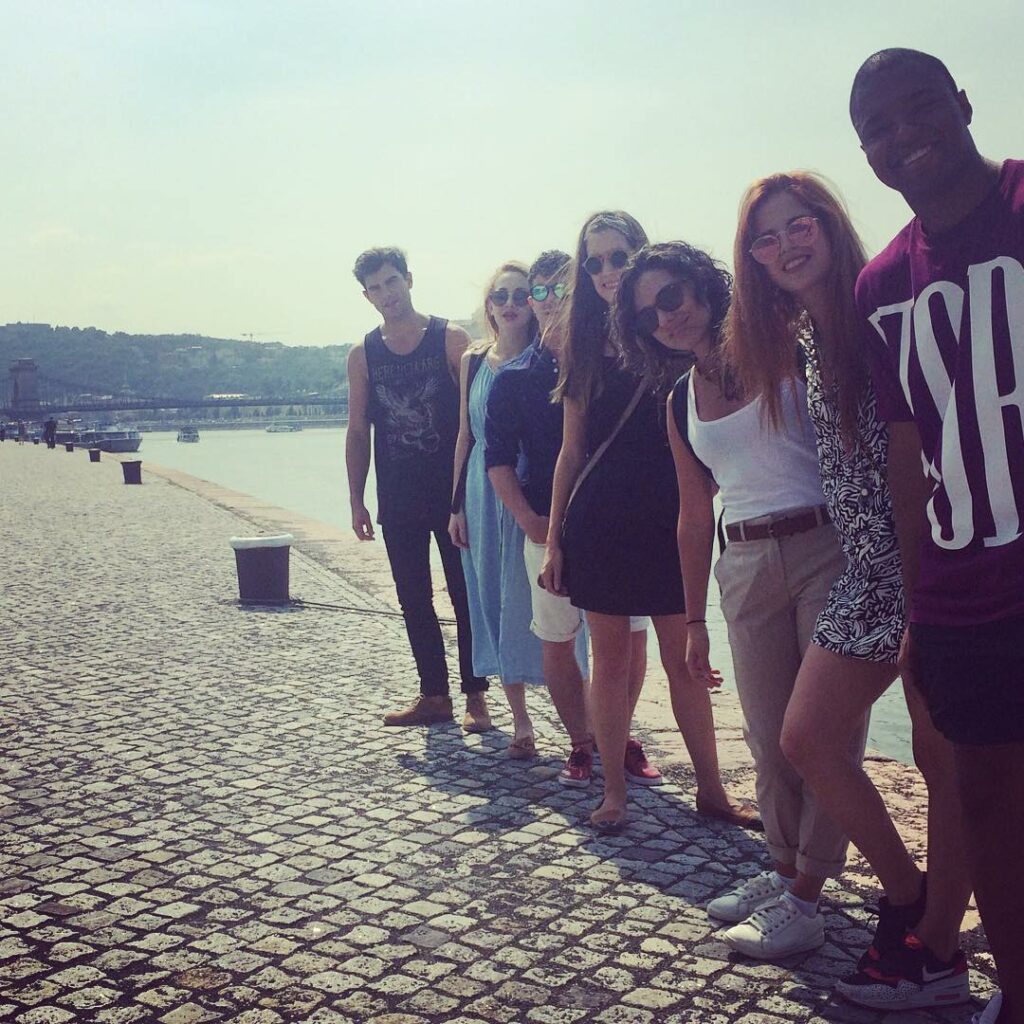 De paseo por Budapest con los muchachos ...