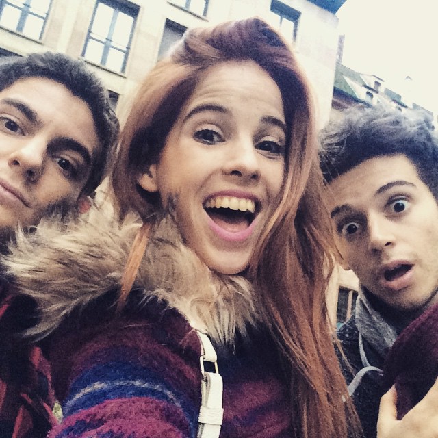De paseo con estos dos ! @ruggeropasquarelli @facugamba ...