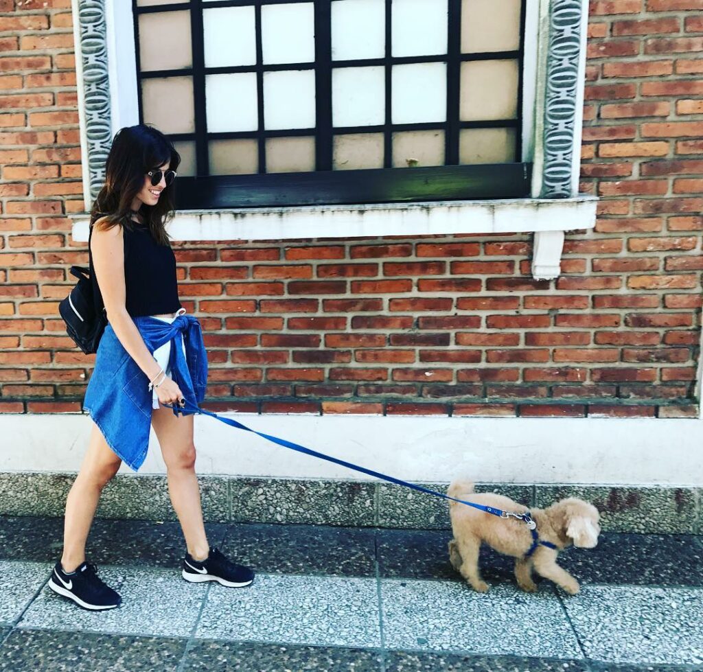 De paseo con el campeón de Rocky  Recién bañado... no me digan que no es todo?...