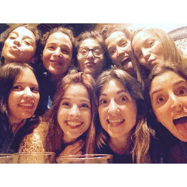 Estas son amigas y de las buenas ! ...