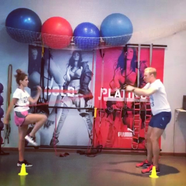 Hoy mi entrenador @esteban.dietz  me propuso un desafío y una clase rockera,  to...