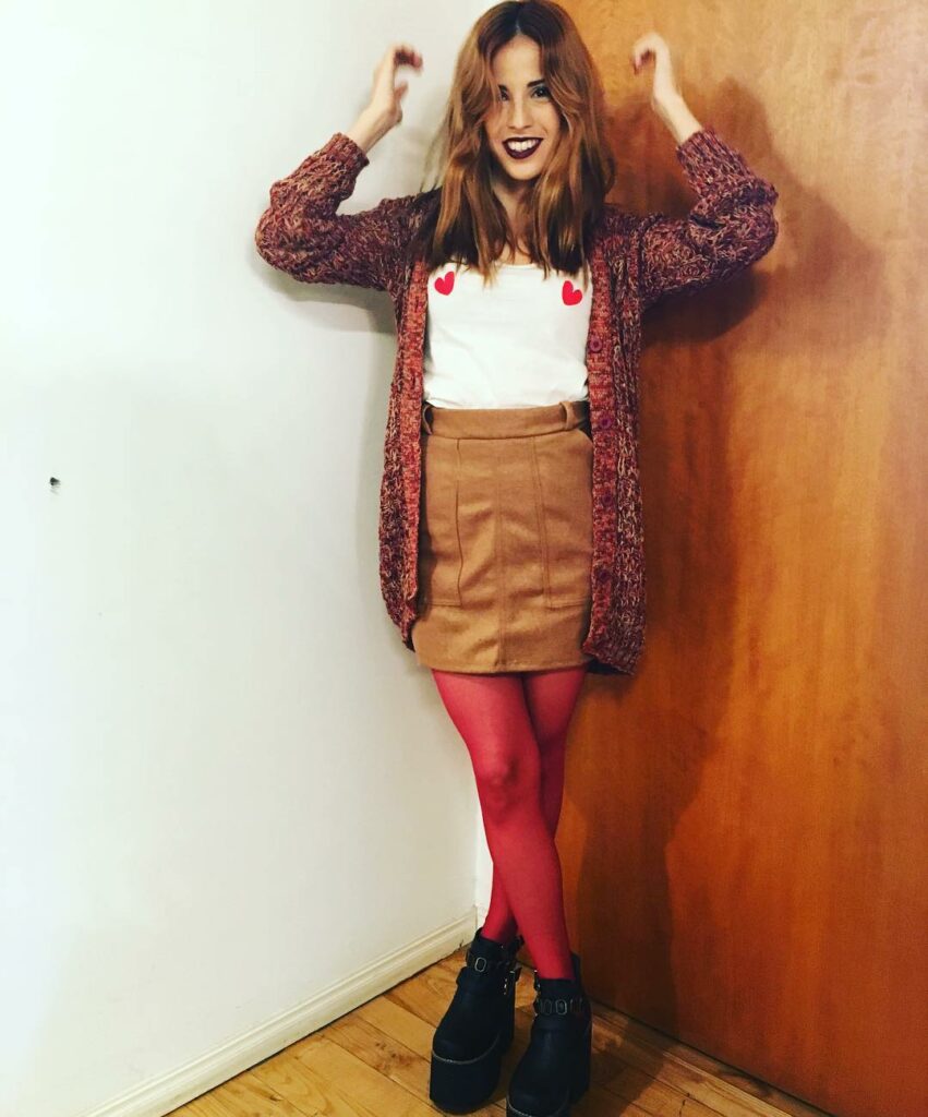 Lista para el programa de hoy!  look by @muaaoriginal  @miuxshoes ...