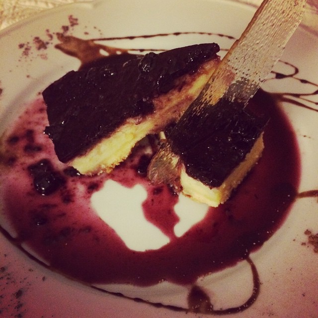 La cheescake + @ruggeropasquarelli + @candemolfese = amor del bueno ...