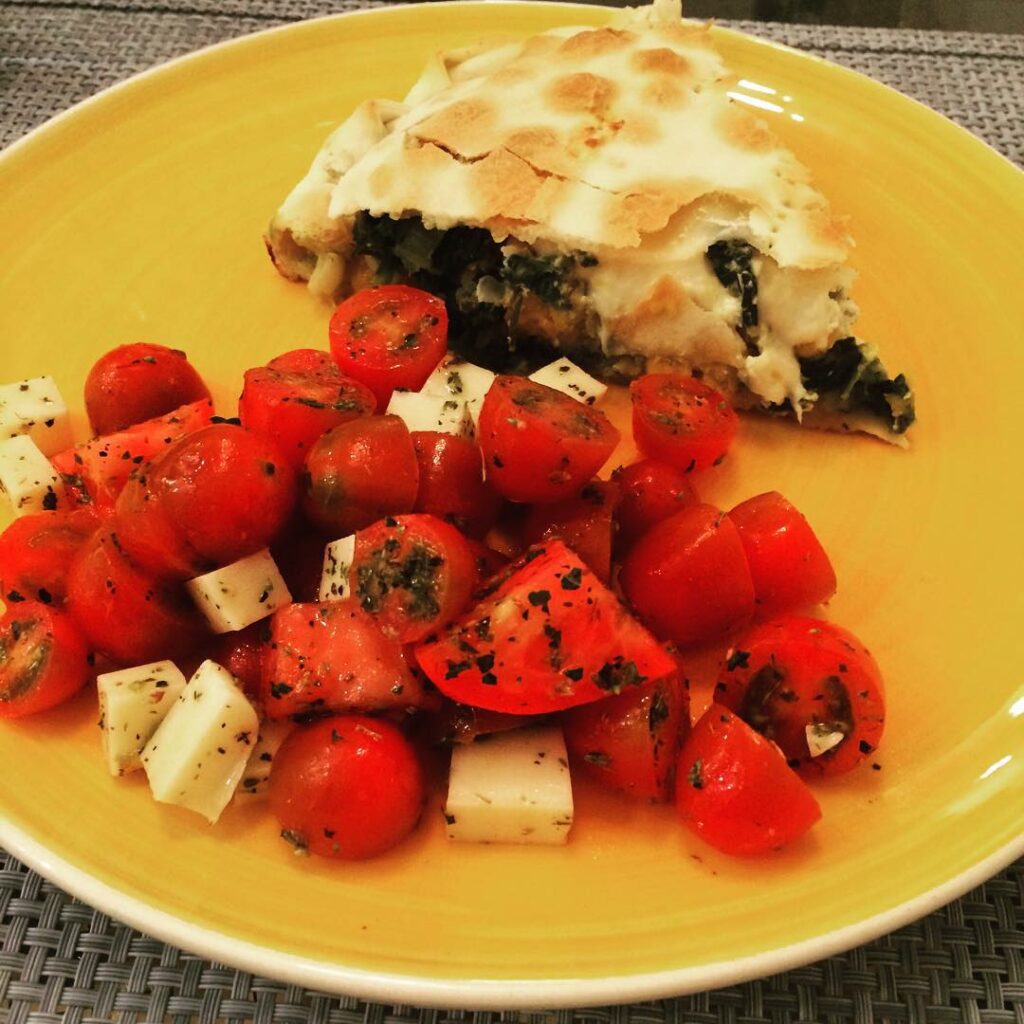 Así cocino cande hoy!  Tarta de verduras (choclo, espinaca, calabaza)
 ensalada ...
