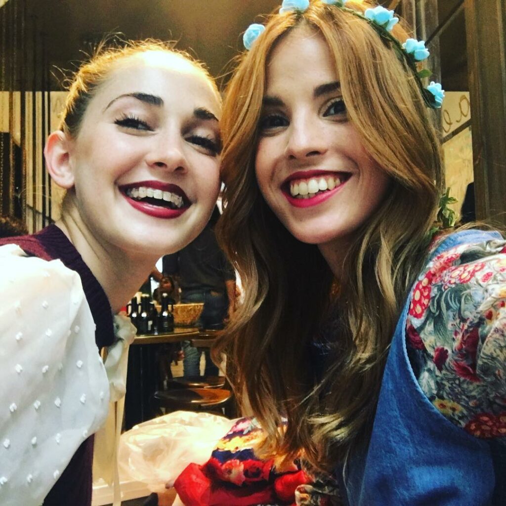 Con ella ! @mechisoy que lindo momento juntas ...