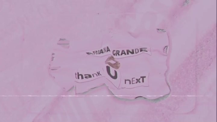 thank u, next..... lyric video out now  ....  ...