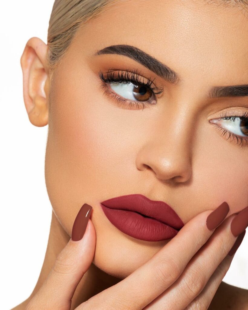wearing shade SOUL SISTER from the brand new KKW X KYLIE 4 piece launching this ...