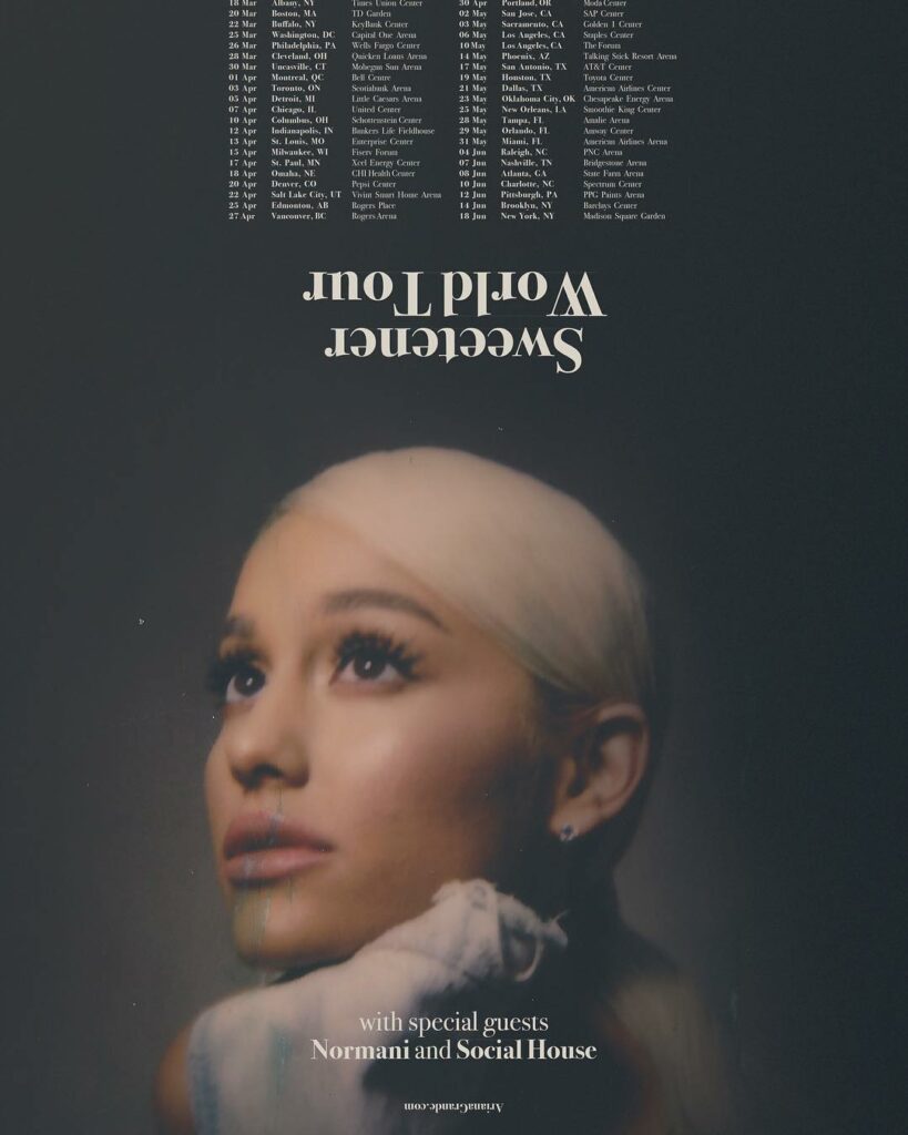 excited to announce that #sweetenerworldtour w special guests, the beautiful and...