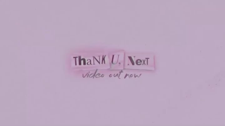 #thankunext video out now directed by @hannahluxdavis  link in bio...