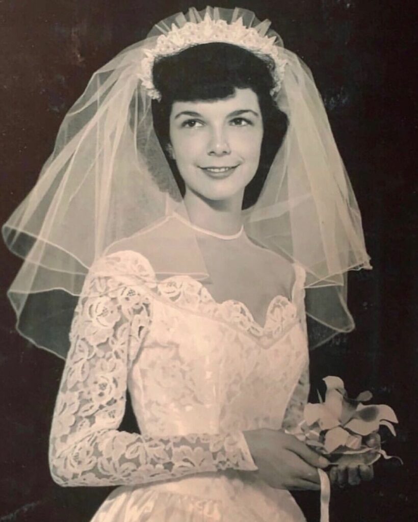 I just found this pic of my beautiful grandma MJ at her 1st wedding. It lasted j...
