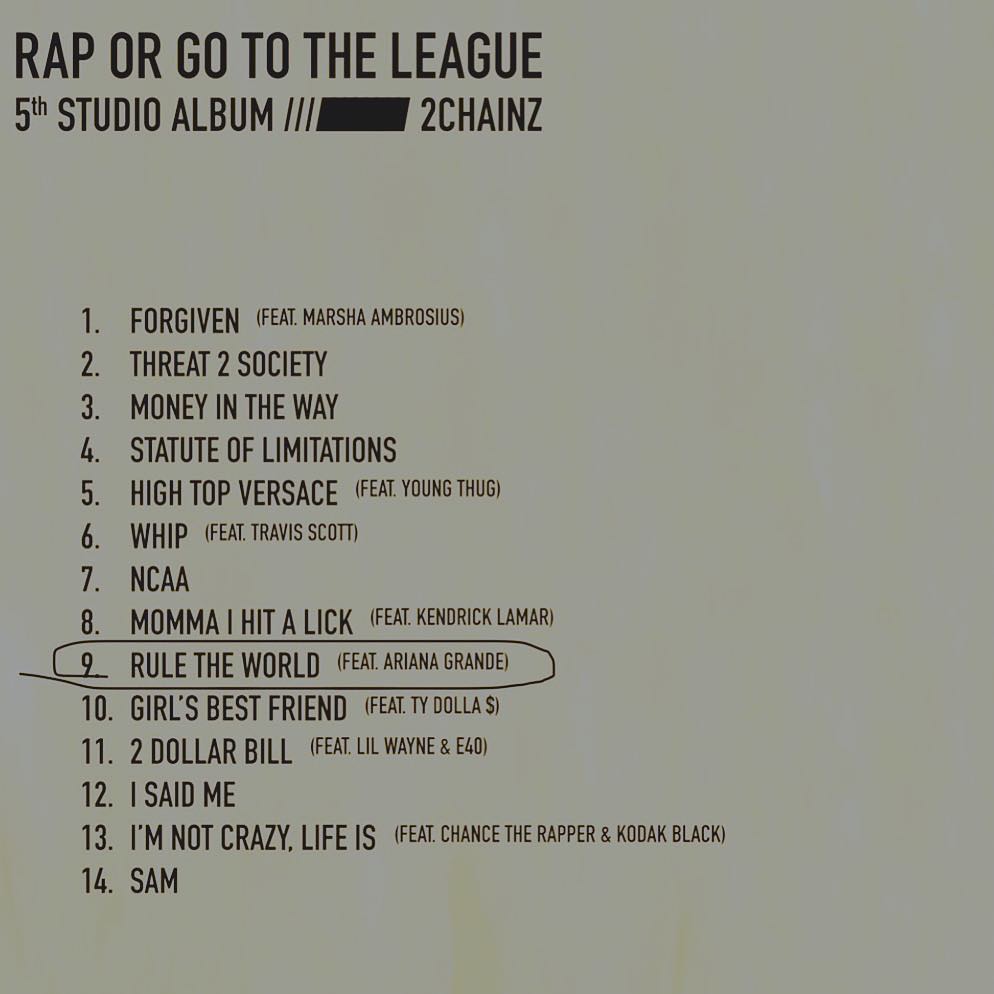 my friend @2chainz album out tonight  thank u for having me be a part of it. lov...