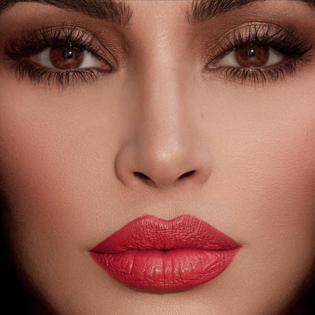Obsessed with this new red lip  get ready to shop the @kkwbeauty Classic Red Lip...