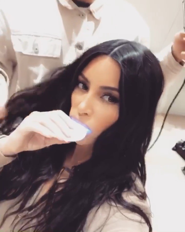 Whitening my teeth the only way I know how @hismileteeth #TeethWhitening #HiSmil...