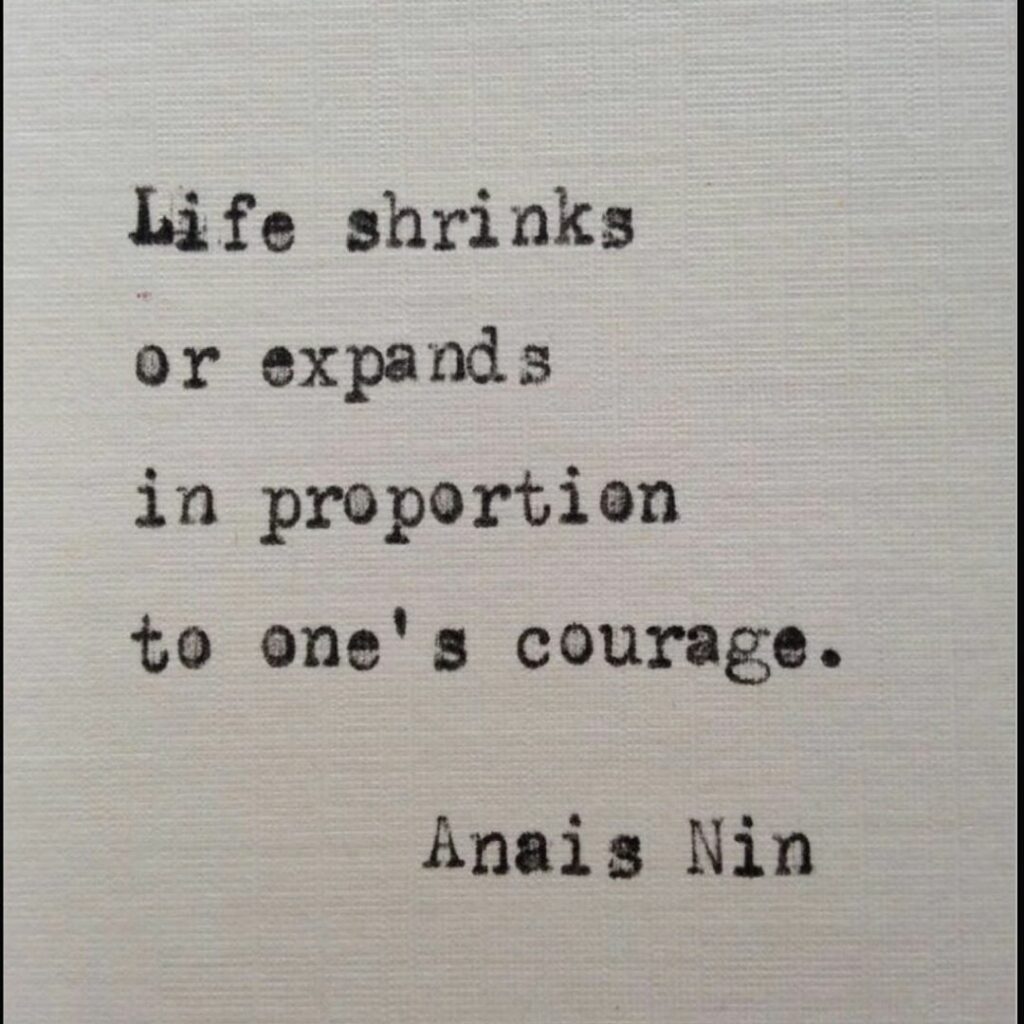 i know mostly nothing, but this i know for sure. sending love and extra courage ...