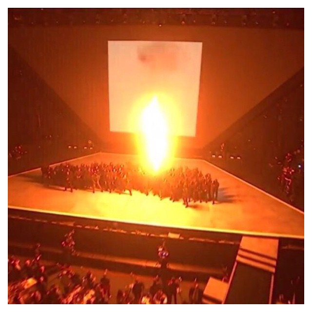 Kanye performing All Day with the squad at the Brit Awards!!! Such a sick perfor...