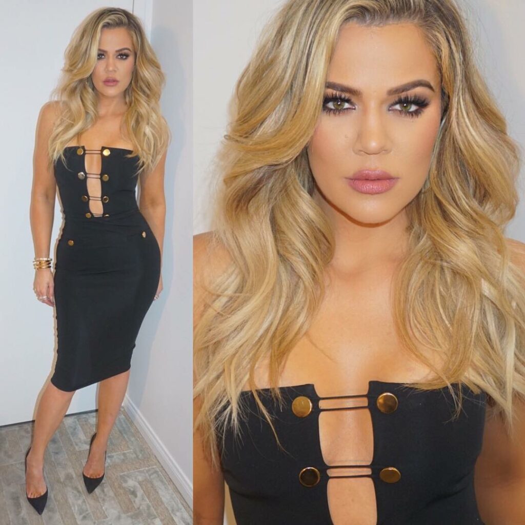 Kocktails with Khloé Hadid tonight on @fyi  at 10/9c shout out to my glam  dress...