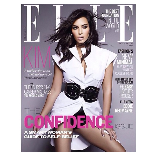 Here's my 2nd @ElleUK cover! So proud to be a part of the confidence issue!...