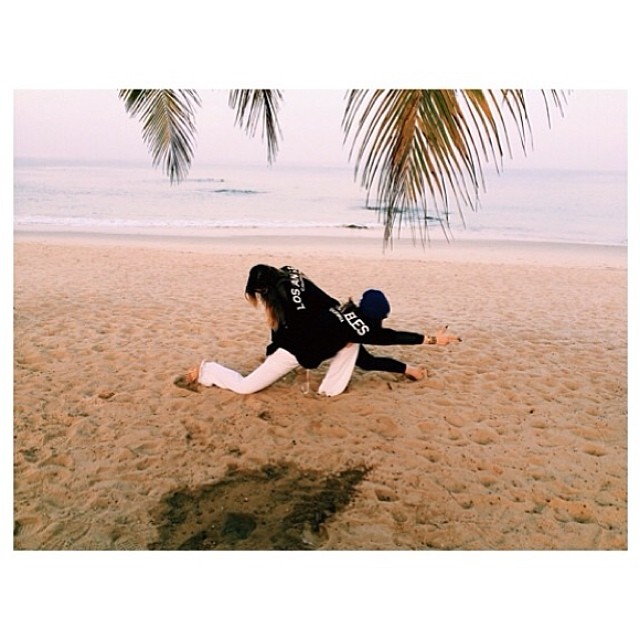 6 am beach madness...