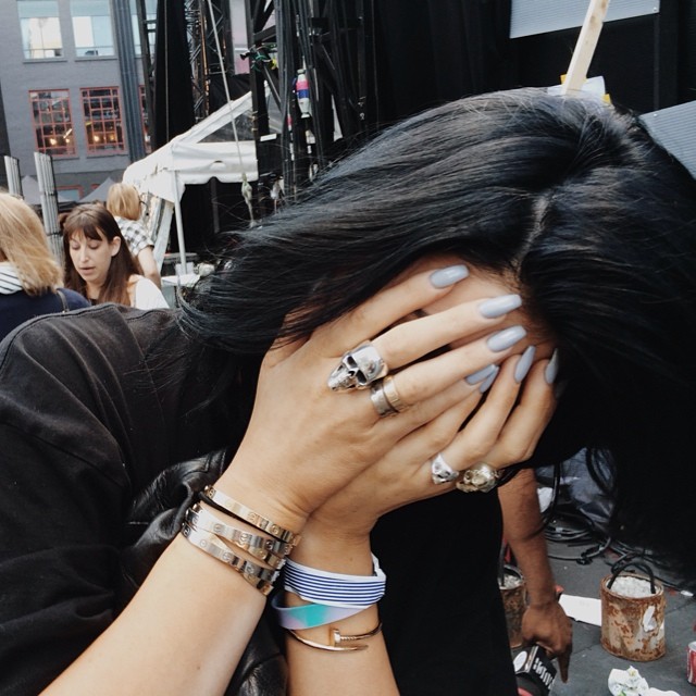 "omg your hairs as black as my Saint Laurent silk...." @thescottycunha...
