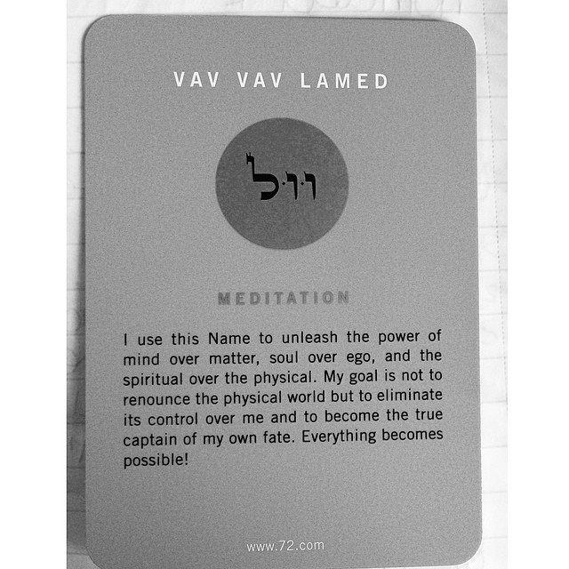 got this card in class this morning. no matter what you practice or believe in I...