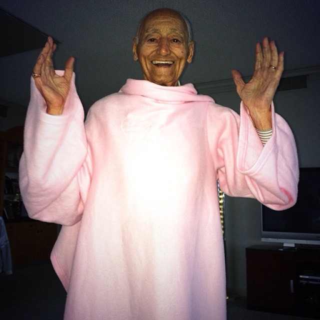 my favorite photo ever taken was just sent to me from home #WhatIsHeDoing...