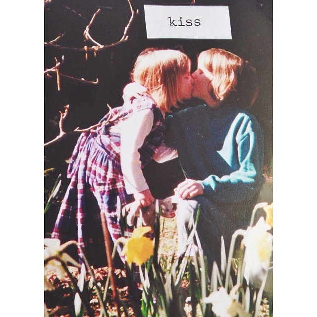 Me (left) and my big sister Claire on Easter 14 years ago. 
Happy National Sibli...