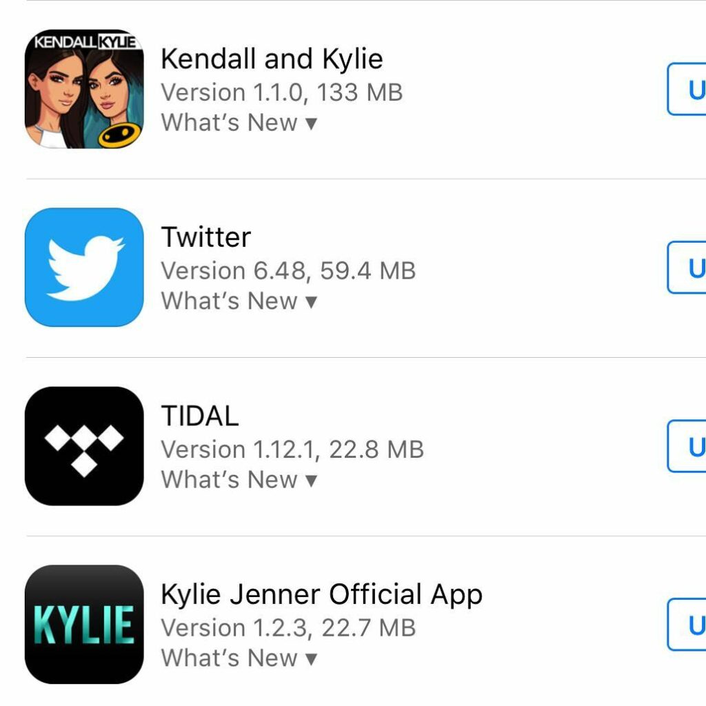 Update alert! #kendallkyliegame #kyliejennerofficialapp...