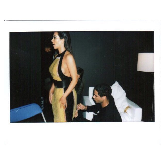 Fitting with @olivier_rousteing @balmainparis #BalmainLove...