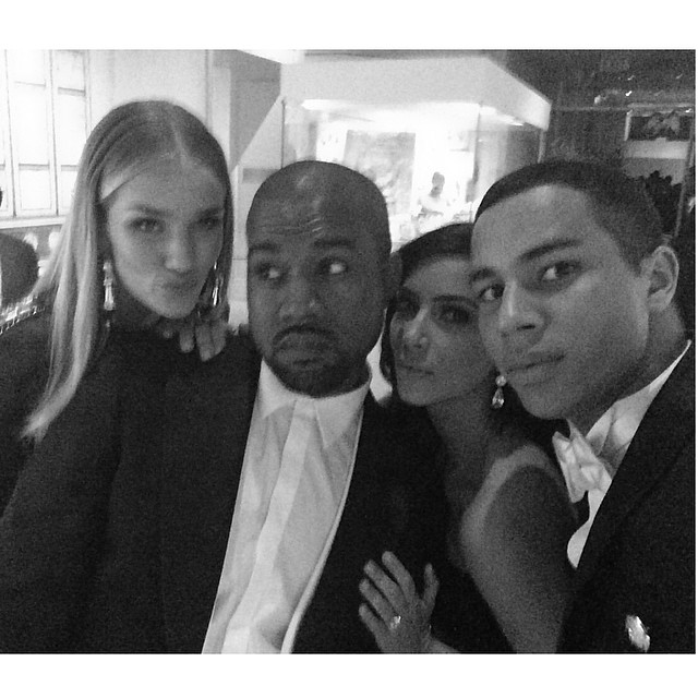 Xo #RosieHuntington #Kanye #OliverRousteing...