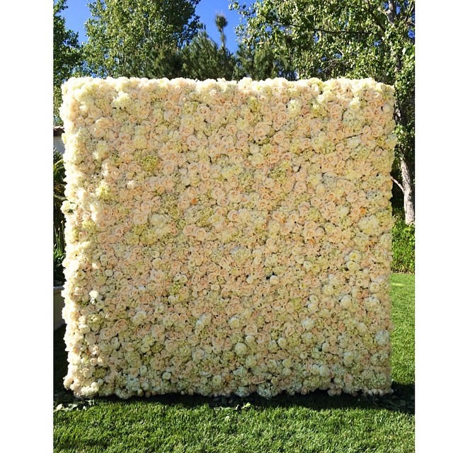 I woke up to a wall of roses, hydrangeas and peonies!!! I have the best fiancé i...