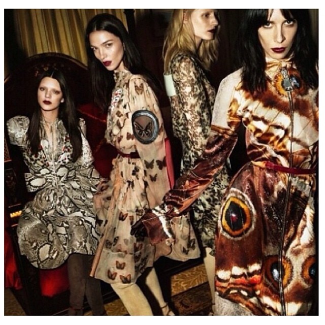 Kendall Jenner new fall 2014 Givenchy campaign!!!! @riccardotisci17 @mertalas @m...