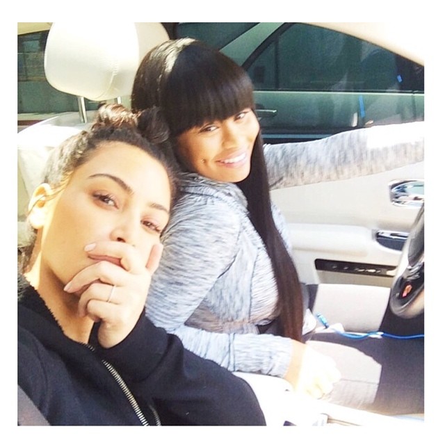 Me & @blacchyna the other day.......