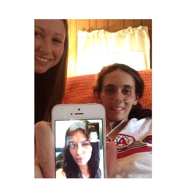 Kanye & I got to face time with the beautiful @AlysonRaywood Were praying for yo...