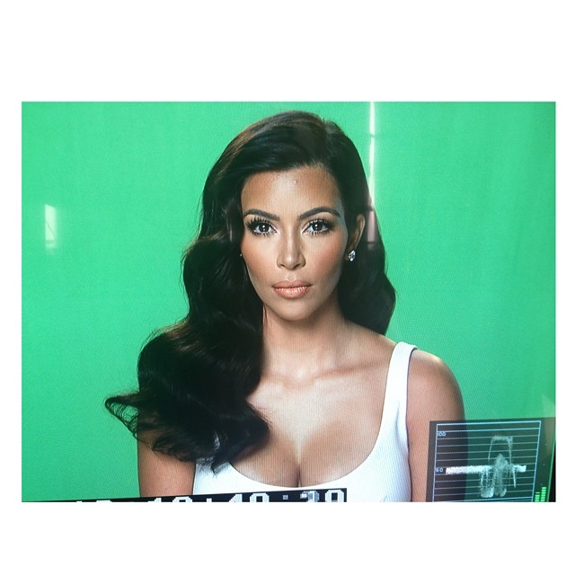 Today's glam for interviews @etienneortega @cwoodhair...