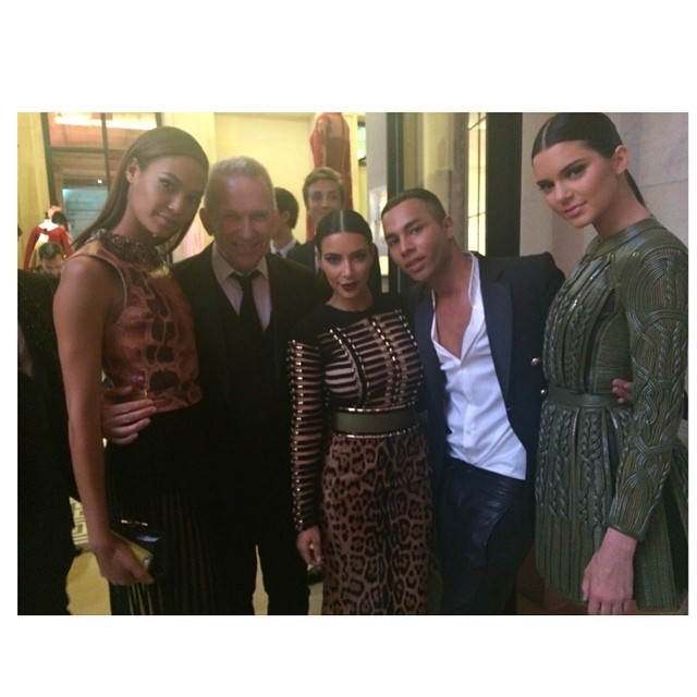NBD just hanging with Jean Paul Gaultier @jpgaultierofficial @joansmalls @olivie...