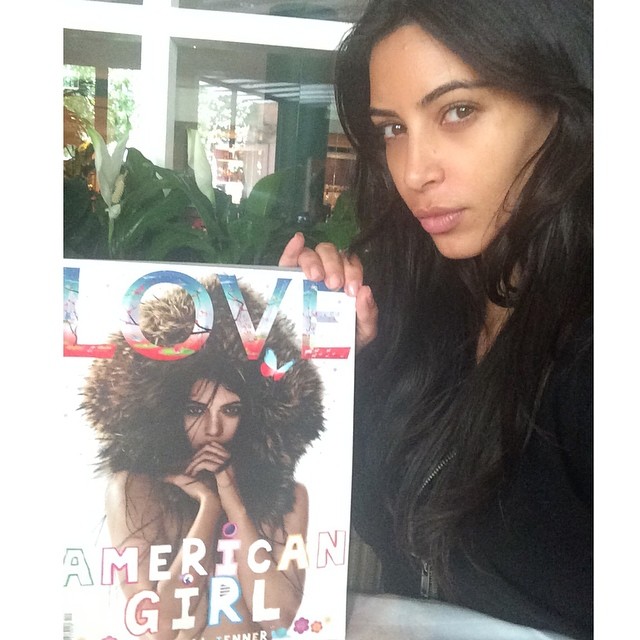 LOVE @kendalljenner on the cover of LOVE @kegrand...