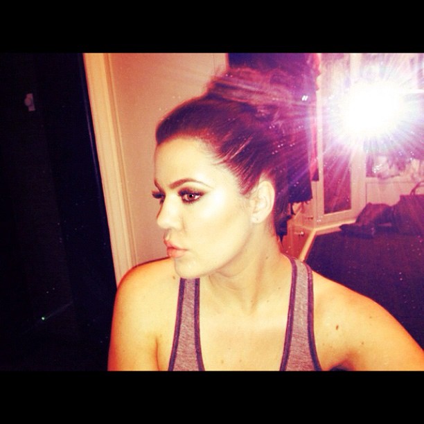 The bun was a big deal for me tonight. I don't think I have ever worn a elegant ...