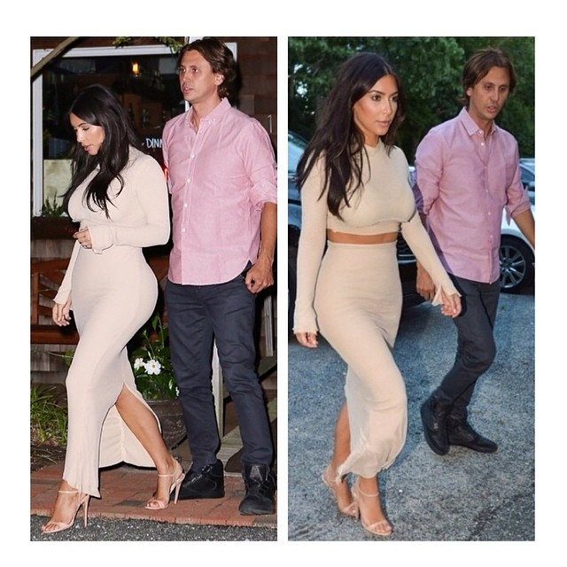 Wait a minute @jonathancheban who is wearing the purple shirt now??? @khloekarda...