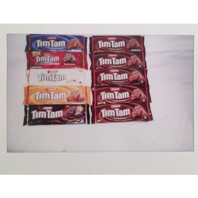 What a nice delivery!!! #TimTams...