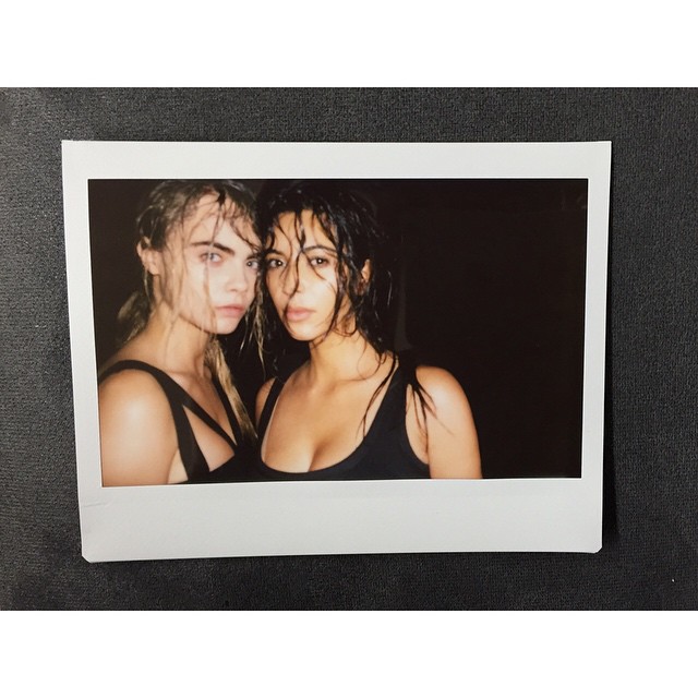 Secret project @CaraDelevigne @kegrand...