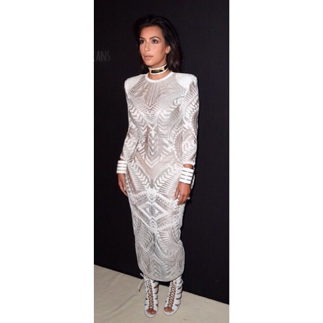 Balmain show look- Balmain head to toe @balmainparis @olivier_rousteing...